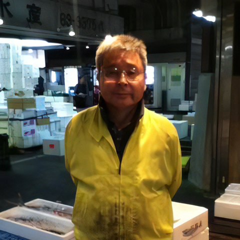 静岡市中央卸売市場<br>白井水産 専務取締役