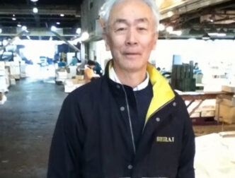 静岡市中央卸売市場<br>白井水産 社長