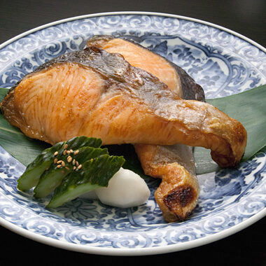 サーモントラウト の塩漬け